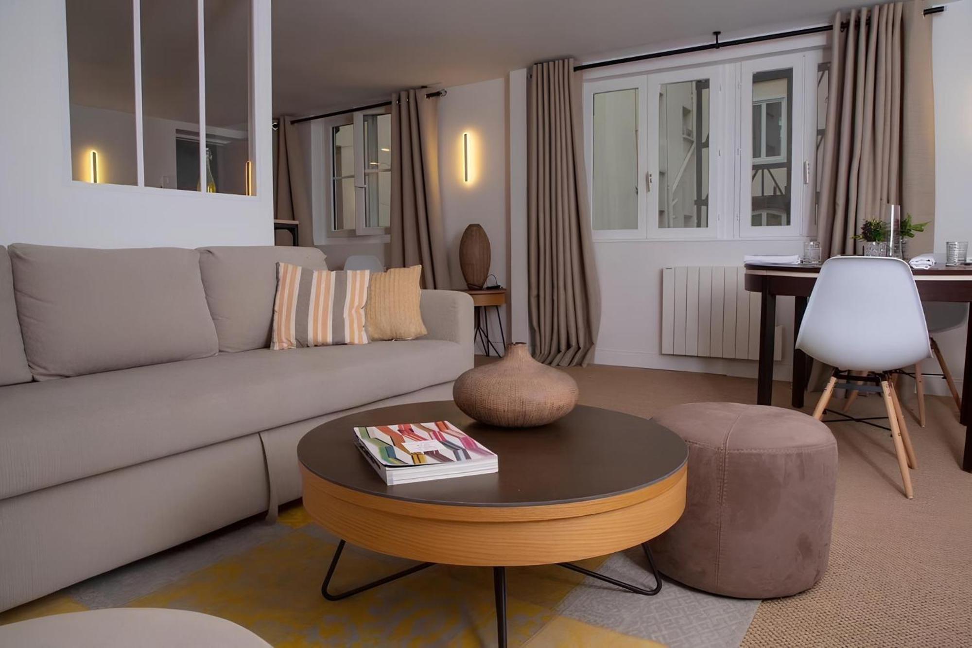 Fontenelle Appartement Calme Et Lumineux Rouen, Cathedrale "Menage & Linge Inclus " Buitenkant foto